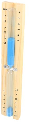 OFFSCH Holz-Sanduhr Für Sauna Wiederverwendbare Minuten-zeitmessung Dekorative Sanduhr Für Dampfbad Hitzebeständiger Timer Geeignet Für Sauna Und Dampfbäder Elegantes Design