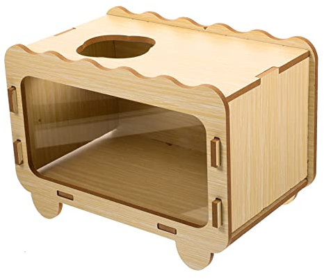 BELLIFFY Hamster Versteckspielzeug Komfortable Mini Schlafbox Für Kleine Haustiere Tunnel Und Grab-möglichkeiten Für Hamster Zwerghamster Und Meerschweinchen