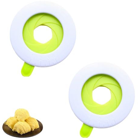 AABDTYYD Medidores para La Pasta Medidores para Pasta Precisos con Diseño Rotativo Ideales para Evitar Desperdicio Utensilios para La Pasta Compactos y Elegantes Que Ahorran Espacio 2 Piezas