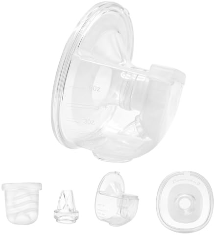 Full Set Breast Pump Parts Compatible with NCVI/Nuliie/NICEGREEN Life/Zooawa S32 Breast Pump Replacement Parts for S32 Pump Parts (27mm Flange)