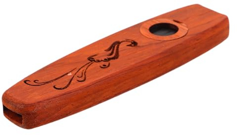 Sosoport Hölzernes Kazoo Musikinstrument Vielseitig für Musikbegleitung Robust und Langlebig für Ukulele Anfänger und Profis