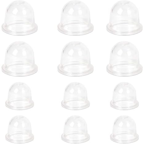 Yuchengxiang Fuel Primer Bulb,Petrol Strimmer Parts,Carburetor Primer Bulb Compatible with Poulan, Craftsman, Weedeater, Ryobi, Homelite, Zama Trimmers, Blowers, Chainsaws & Brush Cutters(12 Pieces)