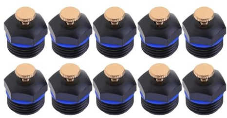 ugello per fontana a spruzzo, 10-50 pezzi 1/2 pollice DN15 filettatura irrigatori da giardino in plastica testa di irrigazione for prato(10pcs Color 1)
