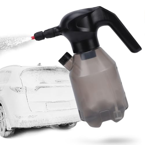 Fabater Pulvérisateur de Mousse électrique pour Lavage de Voiture, Pulvérisateur de Mousse de Savon de Voiture 2 L, Pulvérisateur à Pompe alimenté pour Nettoyer de la Voiture (Gray)