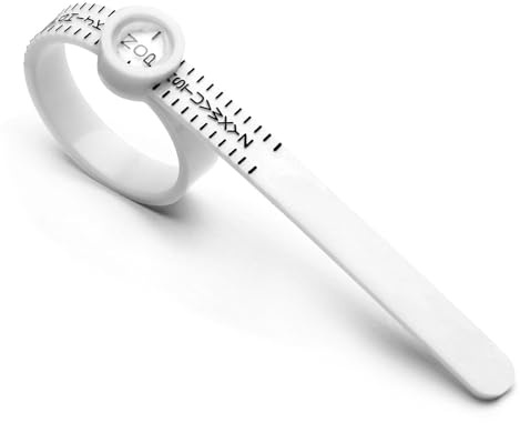 findtime Ring Sizer Smart Rings UK Measure Sizes A-Z with Magnifying Glass Adjustable Ring Measurement Tool