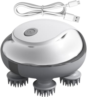 Massaggiatore Elettrico per Capo a Secco e Bagnato per Rilassamento | Massaggiatore Portatile per Capelli per Lei Fidanzata Regalo Home Viaggio Ufficio Spa