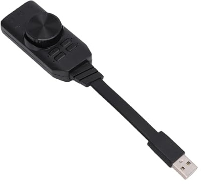 Generic Adaptador USB a Jack de 3,5 Mm con Chip de Sonido Envolvente 7.1 - Tarjeta de Sonido USB para Dispositivos - para, OS X, Material ABS