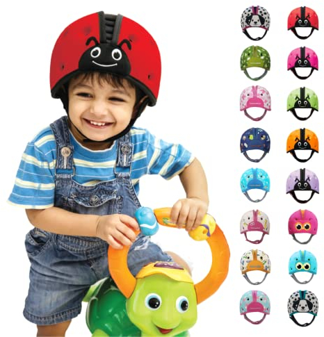 SafeheadBABY: Preisgekrönter Sicherheitshelm für Kleinkinder, Krabbel- und Laufhelm für Babys, Kopfschutz für Kleinkinder, erweiterbar und verstellbar, Ultraleicht, getestet und Zertifiziert