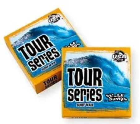 Sticky Bumps Tour Series Warm/Tropical Surf Wax - 12 Pack | Long-Lasting Surfboard Wax | Great Bump Building for Surfing | Non-Toxic, Nature-Safe | Warm Water Surf Wax for Temps 69°F/20°C and Above