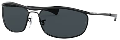 Ray-Ban Unisex Olympian I Deluxe Rb3119m-002/R5 Sonnenbrille, Black, 62