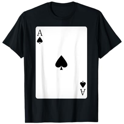 Pik-Ass Spielkarten Shirt Easy Halloween Kostüm T-Shirt