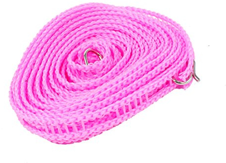 Ruilogod Nylon Houseware Wind-Proof Clothes Shrits Pants Clothesline 5m Length Pink (id: 444 d00 34a 519 925