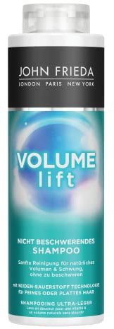 John Frieda Volume Lift Shampoo - Vorteilsgröße: 500 ml - Für Volumen und Fülle - Haartyp: fein, dünn, platt - Kabinettgröße