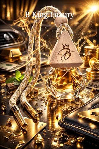 b_king_luxury Diamant Holzkappe Männer 7ml - Autoparfüm - Autolufterfrischer - Autoduft (Millionaire)