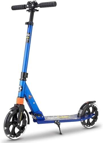Mobilitätsroller, Erwachsenen-Roller, Roller, Jugend-Erwachsenen-Roller mit Bremsgurt-Stoßdämpfer, EIN-Knopf-Falt-Pendler-Roller, Last 120 kg (Nicht elektrisch) (Color :