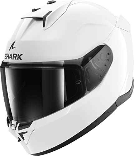 SHARK, Integraler Motorradhelm D-SKWAL 3 BLANK White WHU, L