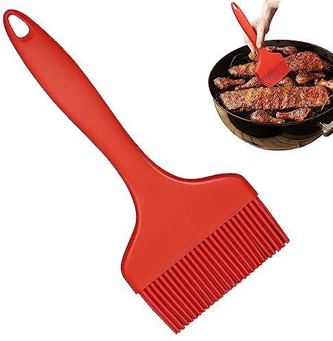 Extra Large Size Silicone Pastry Brush Silicone Pennello imbastitura in silicone, pennello pasticceria grande per barbecue per cucinare, pennello per alimenti per barbecue resistente al calore