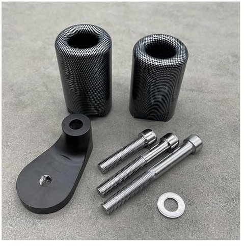 Sturzpads Motorrad Für Suzuki Für GSXR1000 2001-2002 Für K1 Für GSX-R 1000 Motorradrahmenschieber Crash Falling Protection Engine Pad Protector Block Motorrad Fallschutz(Kohlenstoff-Look)