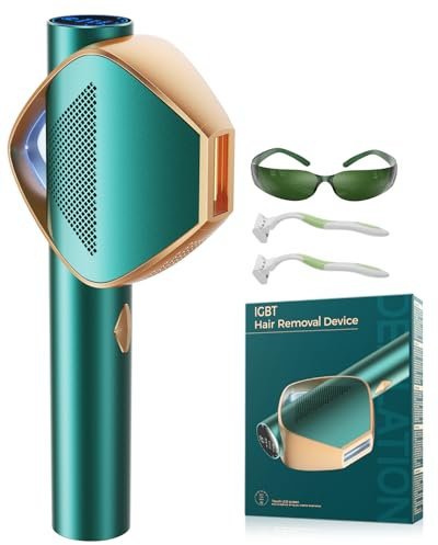 Blissky IPL Geräte Haarentfernung Laser mit IGBT Technologie, Max. 19,8 J, 15 Energiestufen, IPL Haarentfernungsgerät für Effiziente Haarentfernung, Damen/Herren, Gesich, Bikini, Körper, Beine