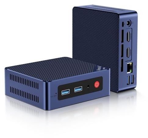 Beelink MINI S12 Pro Mini PC, Intel Alder Lake N100(4C/4T, up to 3.4GHz) 25W TDP, Mini Computer Windows11 Home, 12GB LPDDR5 500GB SSD Mini Desktop PC, 4K Dual Display HDMI/USB3/2.5G LAN/WiFi6/BT5.2