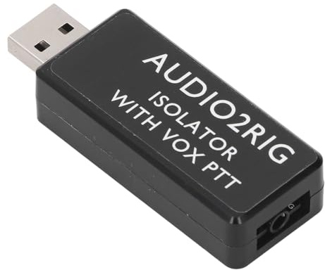 USB-Sound-Adapter-Anschluss, Einzelne 3, 5-mm-4-Pin-Buchse, Integrierte Soundkarte, PTT-Steuerung, ABS-Material, USB-Soundkarten-Anschluss-Isolator