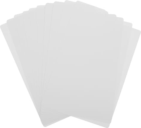 PRETYZOOM Separatore per Vinili in PVC Bianco, 13 Pezzi, Divisori Robusti Pronti all'Uso per Organizzazione e Conservazione di Album e Dischi