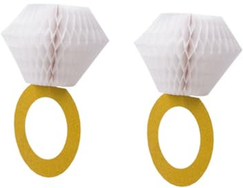 Cabilock Einzigartiges Papier-wabendekor Partyzubehör Raumdekor Für Hochzeiten 2er-Set