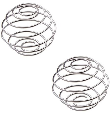 XIELBIS 2-Pack Stainless Steel Bottle Mixer Ball,Protein Shaker Ball - Blender Balls for Mixer Bottles for Blender Bottles, Smoothies & Shakes