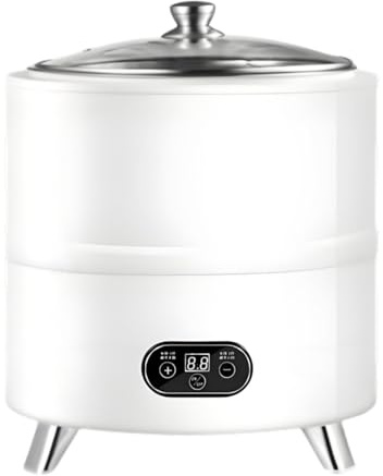 Commercial Yogurt Maker with Temperature & Time Control, Yoghurt Maker with 8L/12L Interior, Multi-Functional Yogurt Machine for Garlic, Natto, Pickle, Sweet Rice Wine,White,12L