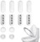 OUDQFCJ 2 Set Paracolpi per Sedili WC. Paracolpi Gommini Ricambio.12 pezzi Paracolpi in Plastica per Copriwater,Paraurti del Sedile del Water Universale per Tampone Anti-Rumore del Sedile del Water