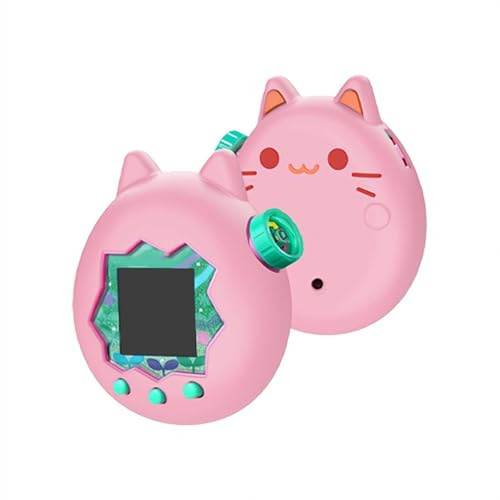 Silikon Hülle für Tamagotchi Paradise - Passgenaue Schutzhülle mit Anti-Fallschutz, Tragegurt, Stoßdämpfende Silikonhülle (Rosa)