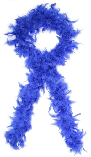 Federboa – Feder Boa Schal in unterschiedlichen Farben für Fasching, Karneval, Party & Show – Kostüm Accessoire für Damen & Herren – weiche Deko Federboa für Mottoparty & Tanzgruppen