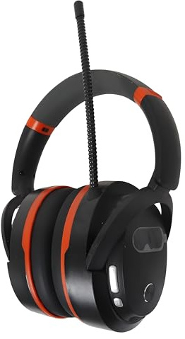 Boxer® Elektronischer Kapselgehörschutz mit Bluetooth 5.3 – DAB+ & FM Radio – Mikrofon – 30 dB SNR – IPX4 – 30 Std. Akku – EN352