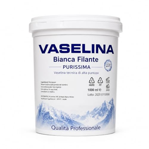Vaselina Blanca Filante Profesional 1000 g - Uso Tatuaje y Estética