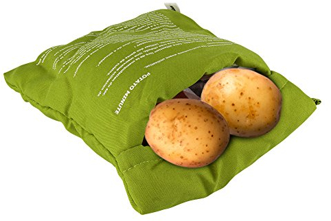 ele ELEOPTION Kartoffel Mikrowelle Beutel Mikrowellenherd Kochtasche Kartoffel Tortillas Maiskolben Express Backen Werkzeug (1 Stü. Grün)
