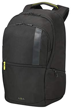 American Tourister Work -E - Mochila para computadora portátil de 14 pulgadas, 38 cm, 15L, negro (negro)