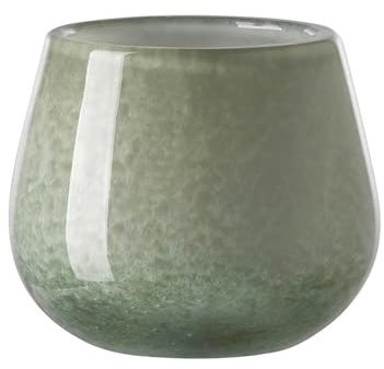 Fink Marly/Vase,Windlicht,Salbei/H.9,5cm,D.11cm