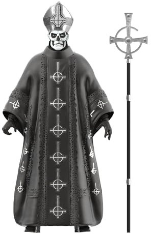 Super7 Deluxe Ghost Papa Emeritus II - 7 Ghost Action Figure with Accessories Classic Heavy Metal Collectibles and Retro Toys