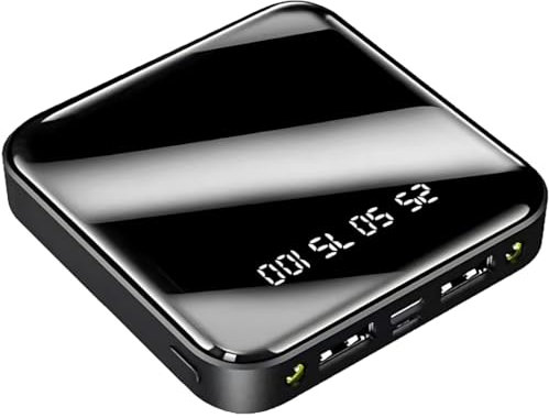 Power Bank 20000mAh, 22.5W Fast Charging PD3.0 QC4.0 USB-C Output/Input, LED Display External Battery Pack With Dual Flashlights Compatible for 17 Pro Max 16 Pro Max 15 14 & More.(black)