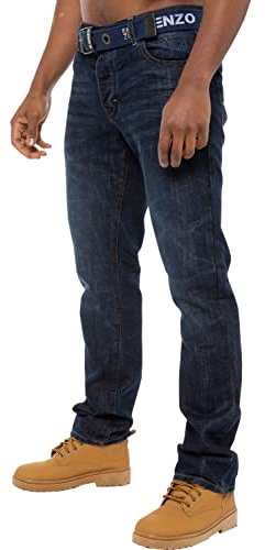 Ze ENZO EZ384 DSW 34W x 32L Dark Stonewash