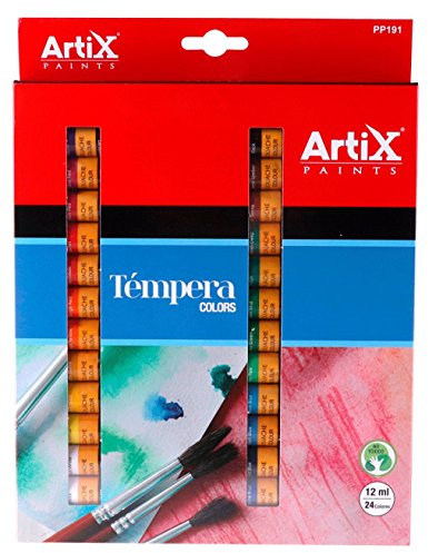 Artix Paints PP191 - Set de 24 colores tempera