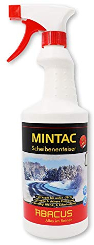 Abacus MINTAC 750 ML Concentré -70°C (4096) – Protection Contre Le Gel pour Pare-Brise vitres – Vitres antigel – Nettoyant pour vitres – Nettoyant pour vitres sans Gel nettoyant pour vitres