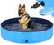 GoStock Piscina per cani pieghevole Piscina Lavandino per bambini Portatile Vasca da bagno per animali domestici Cane grande Gatto PVC Antiscivolo(pennello da bagno bonus per animali domestici)39x12