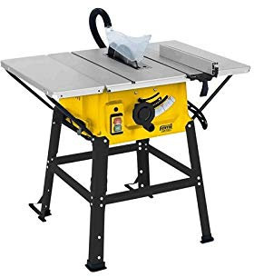 FEMI JOB LINE TS36-523 - Sega da Banco DM255 - Motore Universale 1800W - Disco 254mm - Tavolo Estensibile 990x570mm - Taglio Max 80mm - Compatta, Sicura e Precisa