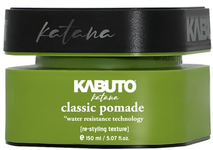 Kabuto Katana Hair Styling Wax 150ml - Haarstyling Wachs Pomade (1 Stück) (Classic Pomade) Classic Pomade