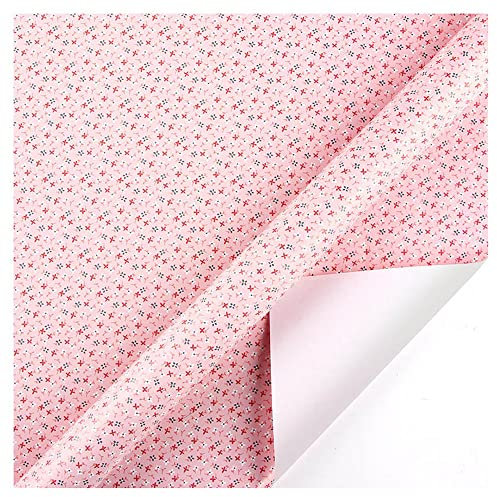 GIVBRO Lot de 5 feuilles de papier cadeau imprimé fleurs de Noël pour emballage de bouquet d'origami (#F)