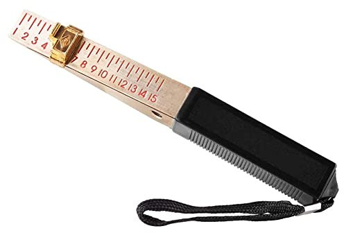 1-15mm 0.5mm Door Gap Measuring Tool, House Engineering Inspection Flatness Wedge-Shaped Vernier Feeler Gauge Measuring Fire Door Gap