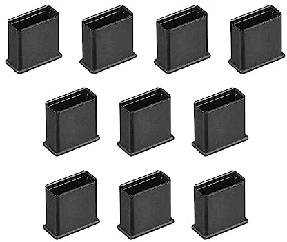Rebower USB Anti Dust Plug Port Dust Silicone Covers Caps Stoppers, [for Computer PC Laptop] - Black/20pcs