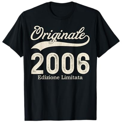 Originale Dal 2006 Edizione Limitata Anni 20 Compleanno Maglietta