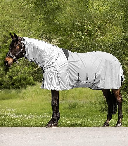 Waldhausen Ekzemer-Fliegendecke Protect, Silbergrau/grau, 155 cm